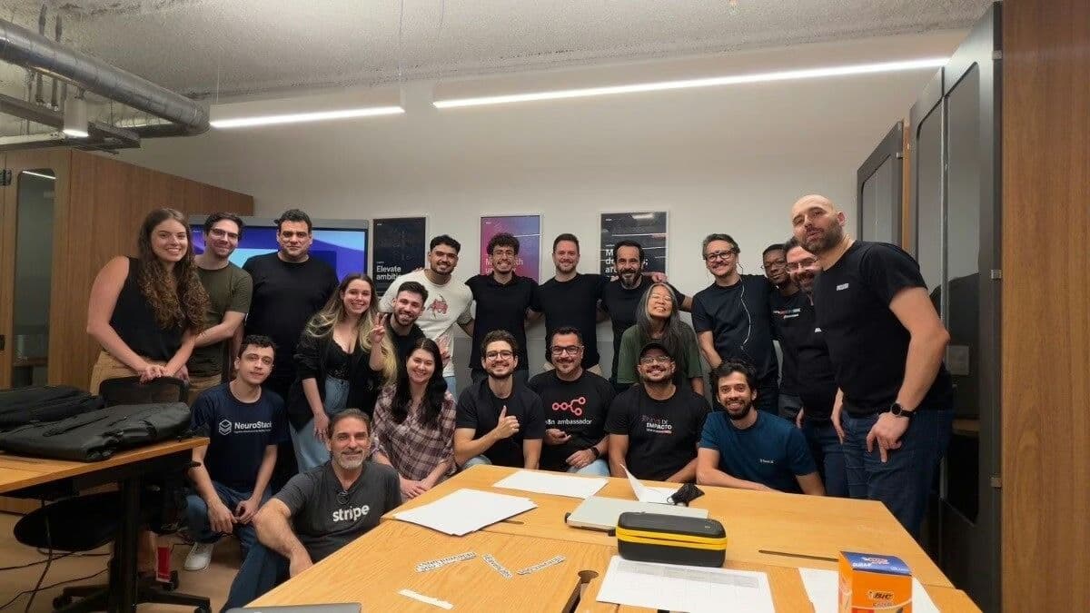 ElevenLabs hackathon cohort group photo